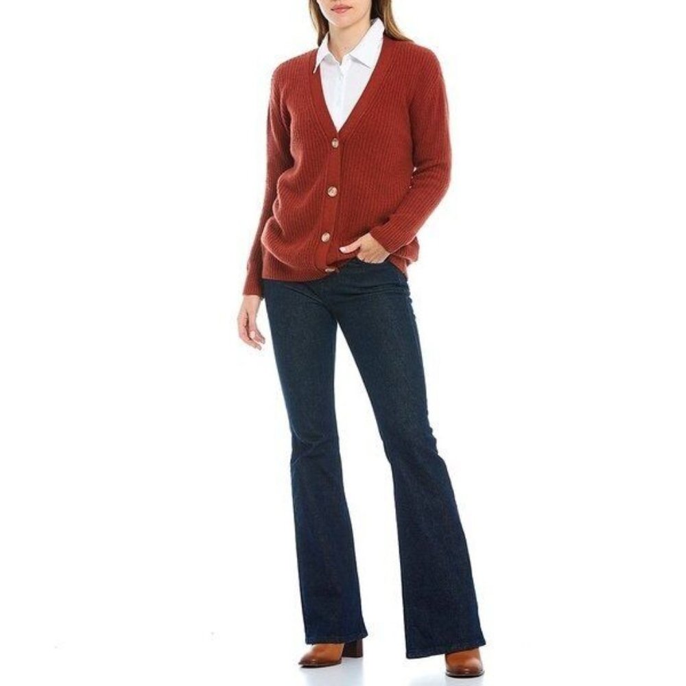 NWT Antonio Melani AUBURN 100% Cashmere Anesia Cardigan
